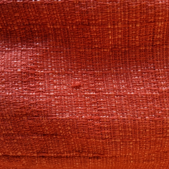 Orange Tweed Bubble Skirt w Pockets - Picture 3 of 3